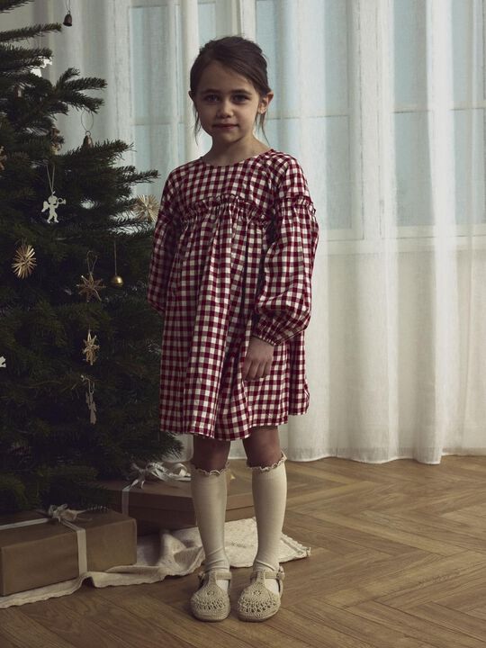 NMFRIO LS LOOSE DRESS LIL