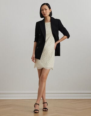 Floral Corded Lace-Dress