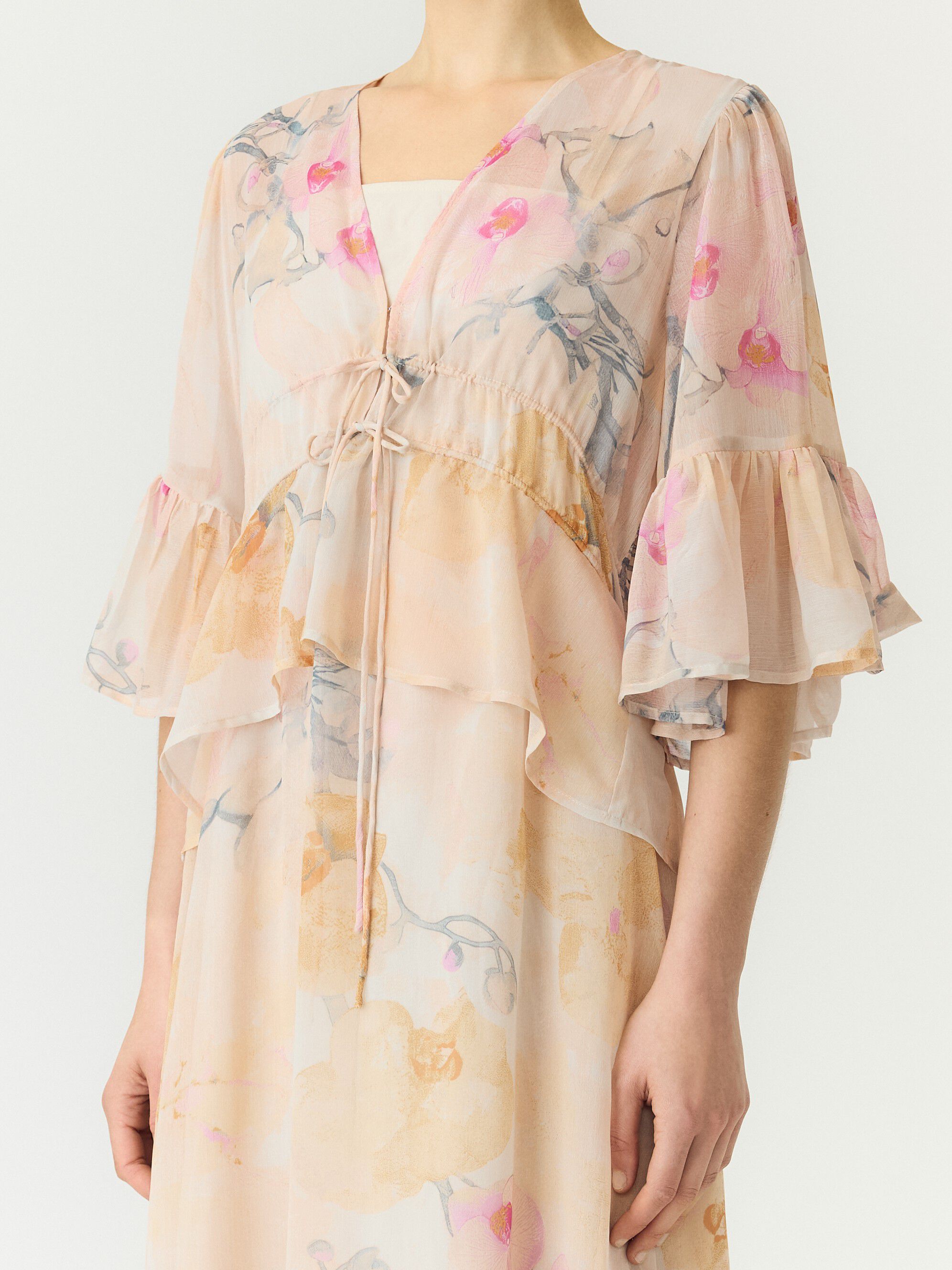 YASBLOMINA 2/4 ANKLE DRESS - SHOW