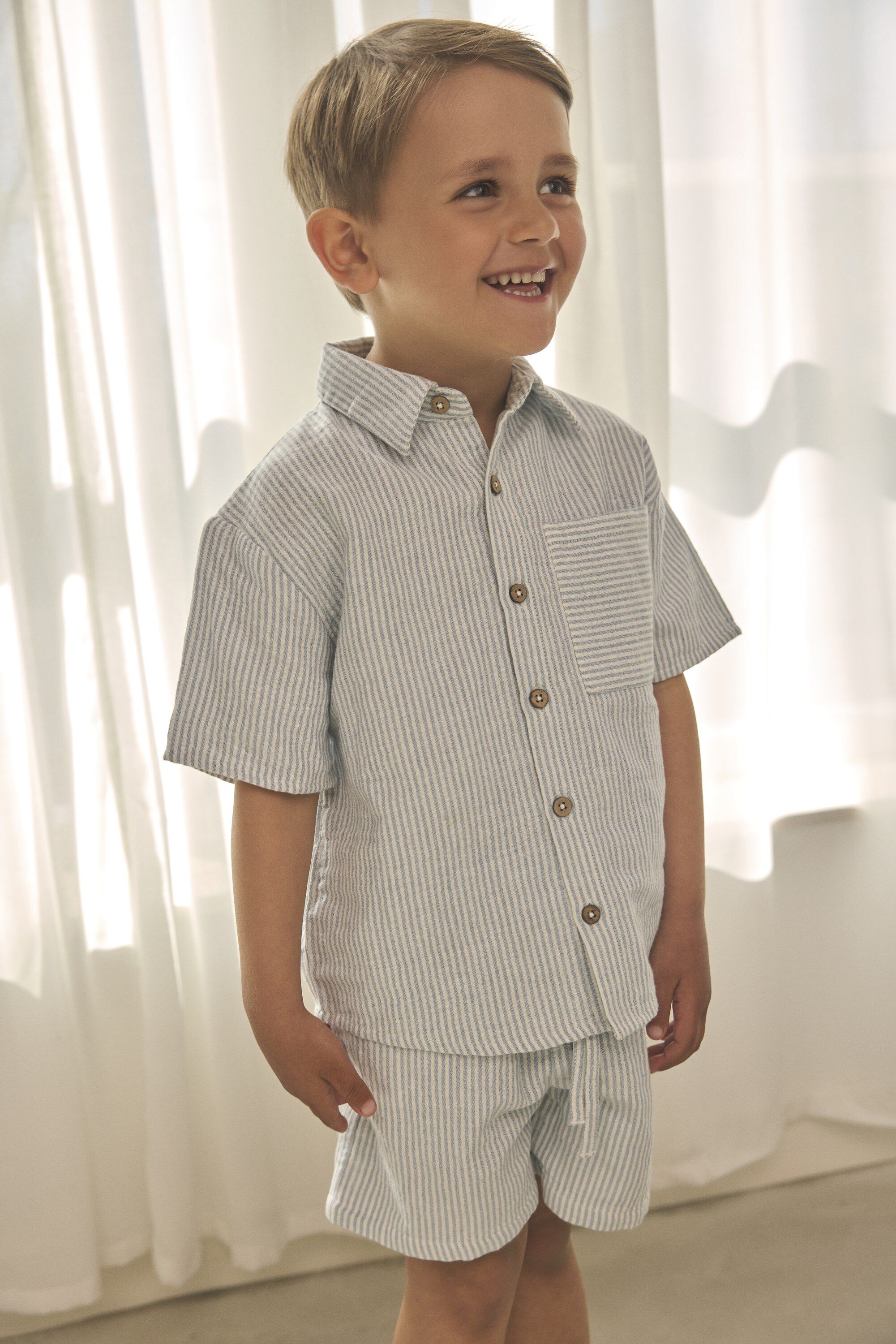 Shorts Muslin Stripe