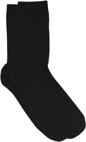 Wool rib socks