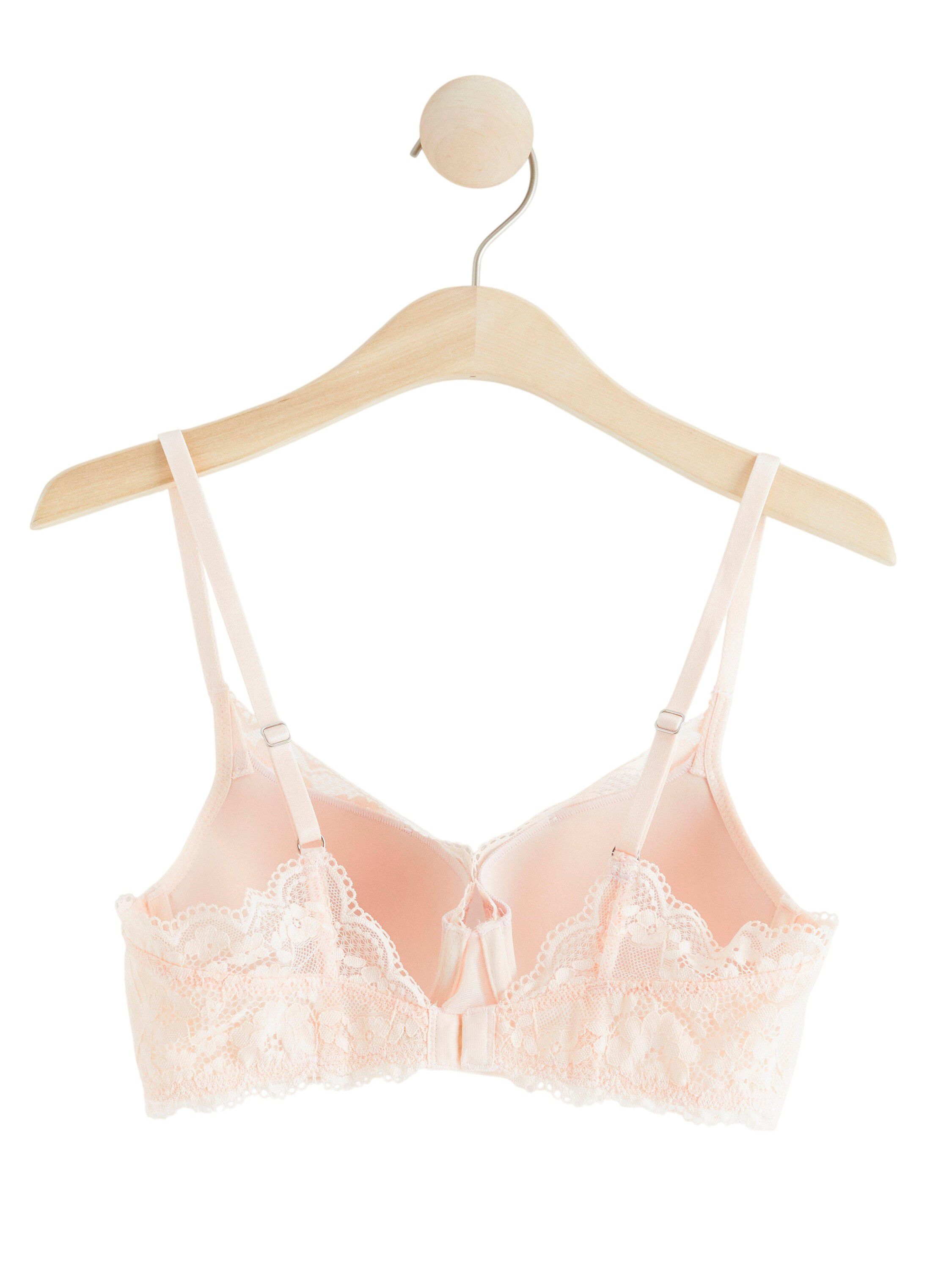 Lilja t-shirt-bh med blonder