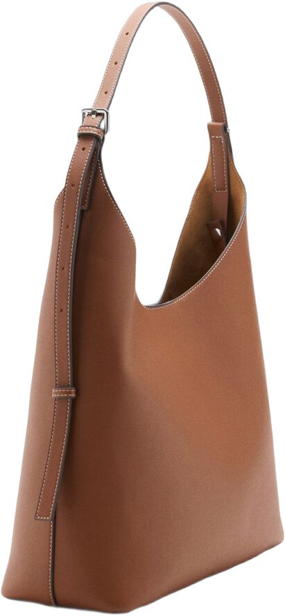 Shopper bag with buckle
