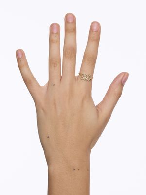 SIS Collet Ring Gold