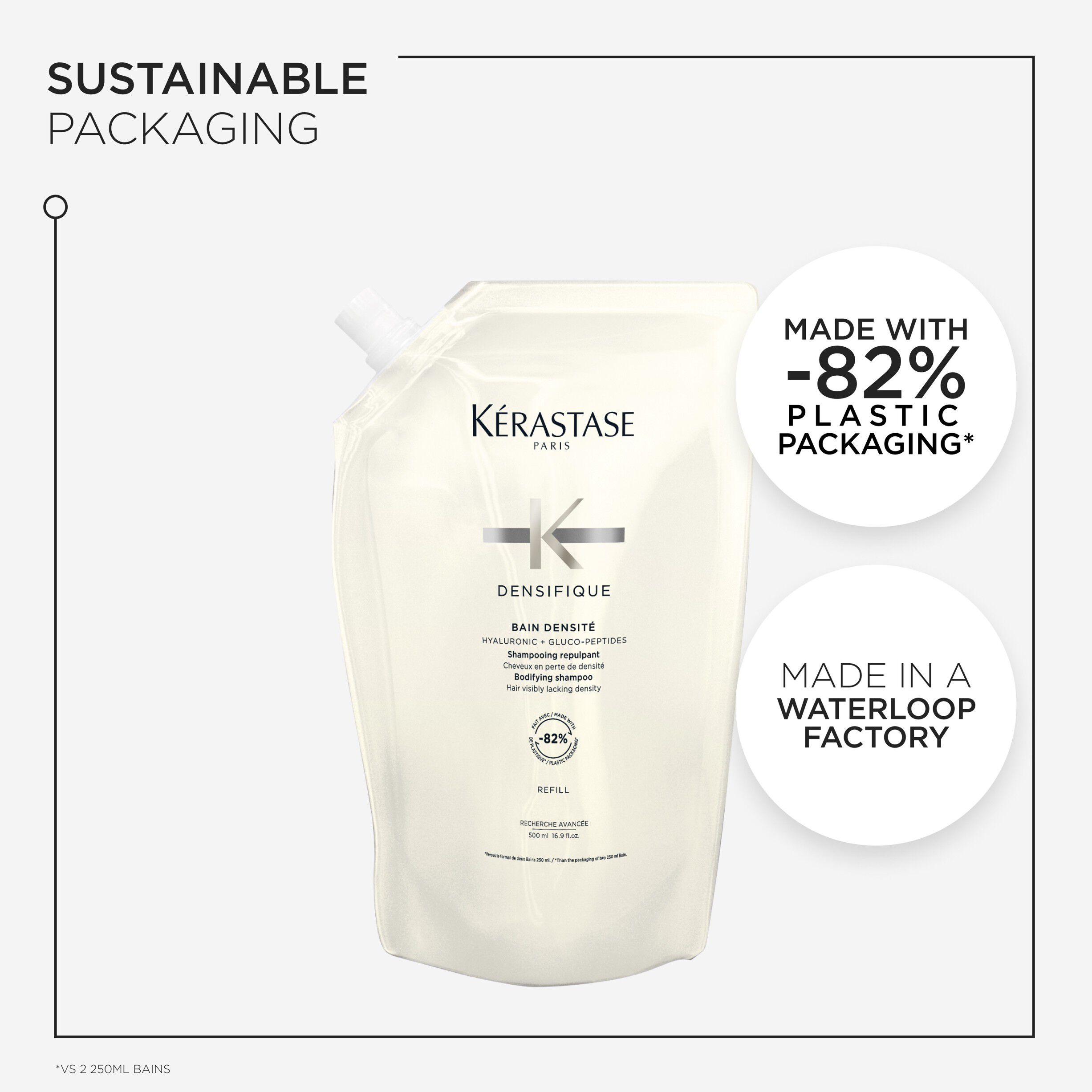 K&eacute;rastase Densifique Bain Densit&eacute; Shampoo 500ml Refill