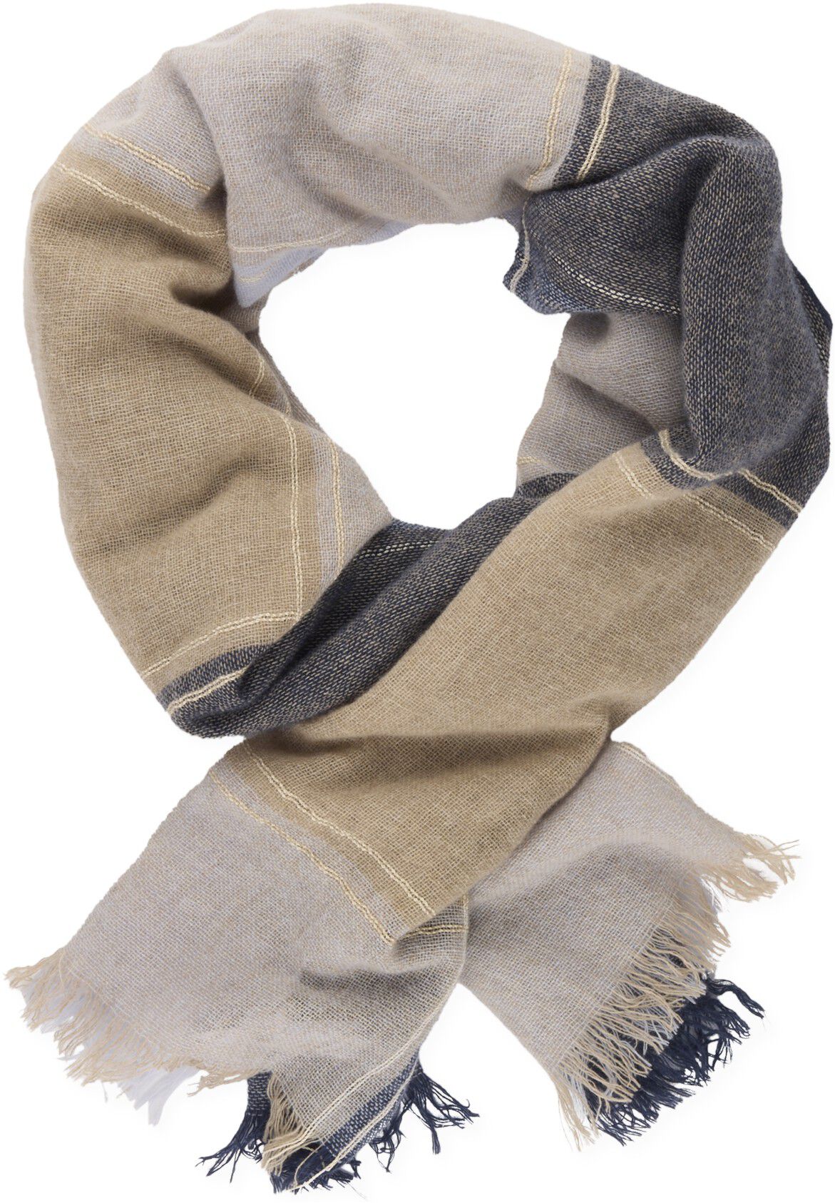 Scarf, 60 x 200 m Wool Cashmere Silk