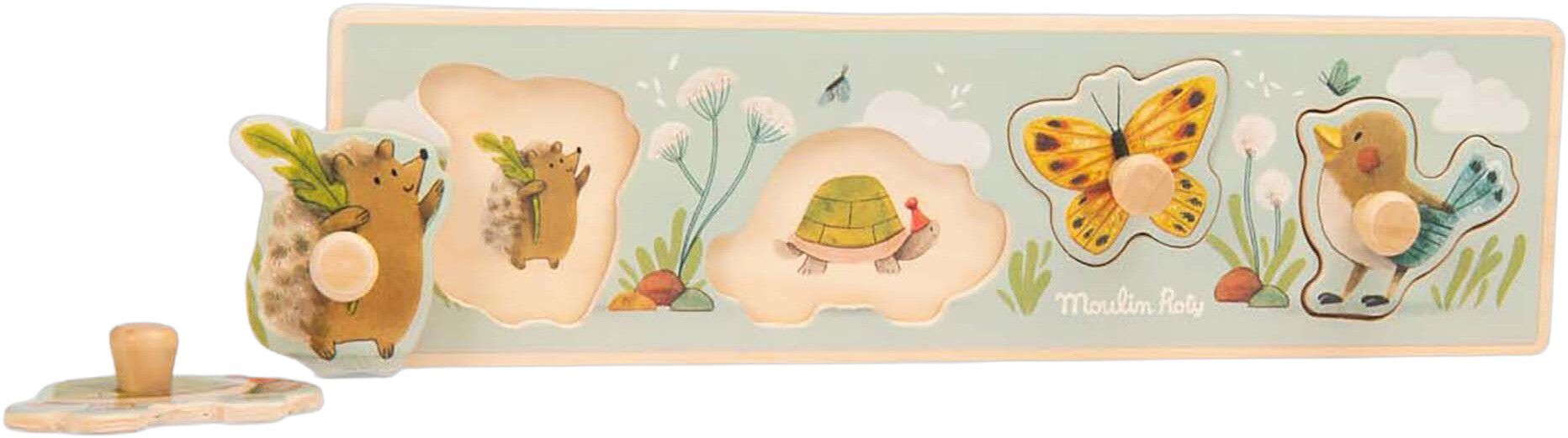 Moulin Roty - Knoppuslespil 4 brk - Trois Petits Lapins