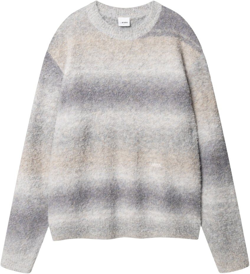 Knit Crew Beige Grey