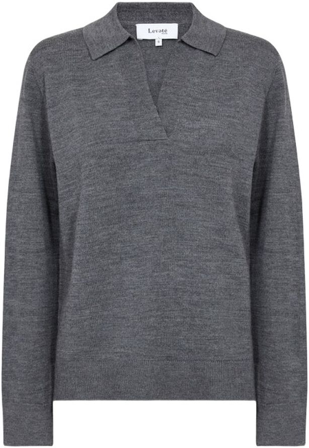 LR-ISMAILA 9 Pullover Mørk grå