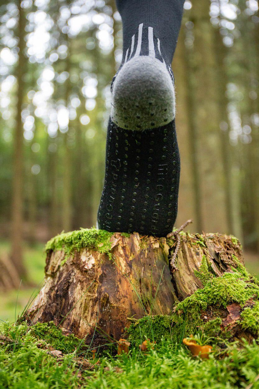 Merino Shin-Tech Grip l&oslash;bestr&oslash;mper