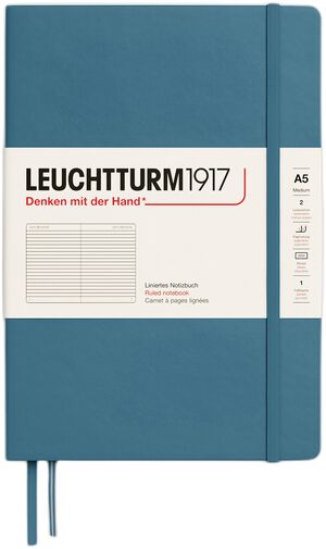 LT1917 notesbog HC L 249s A5/Medium Stone Blue 363335