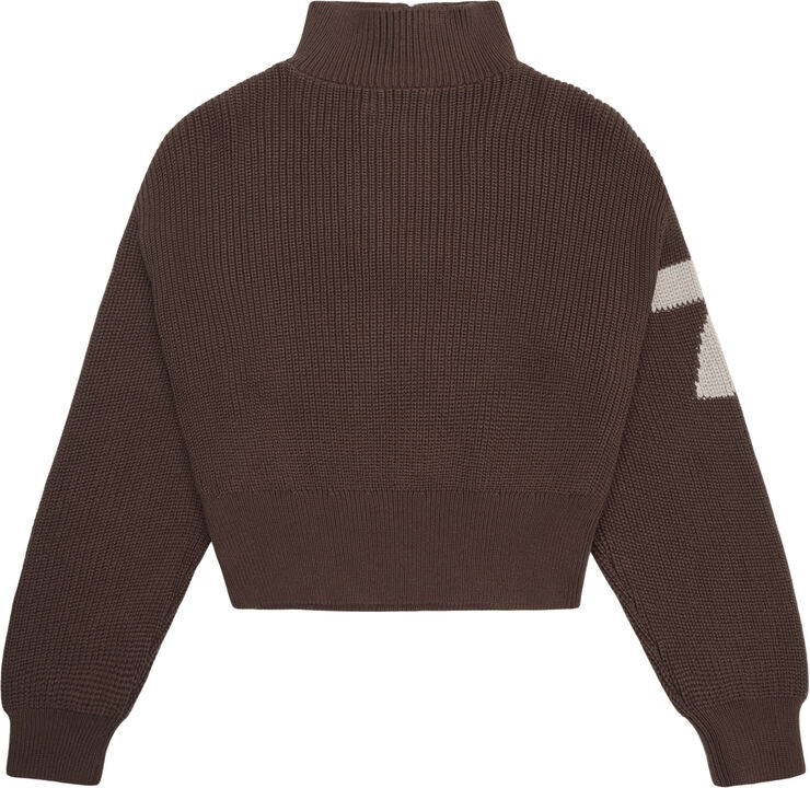 Womens Half Patent Knit