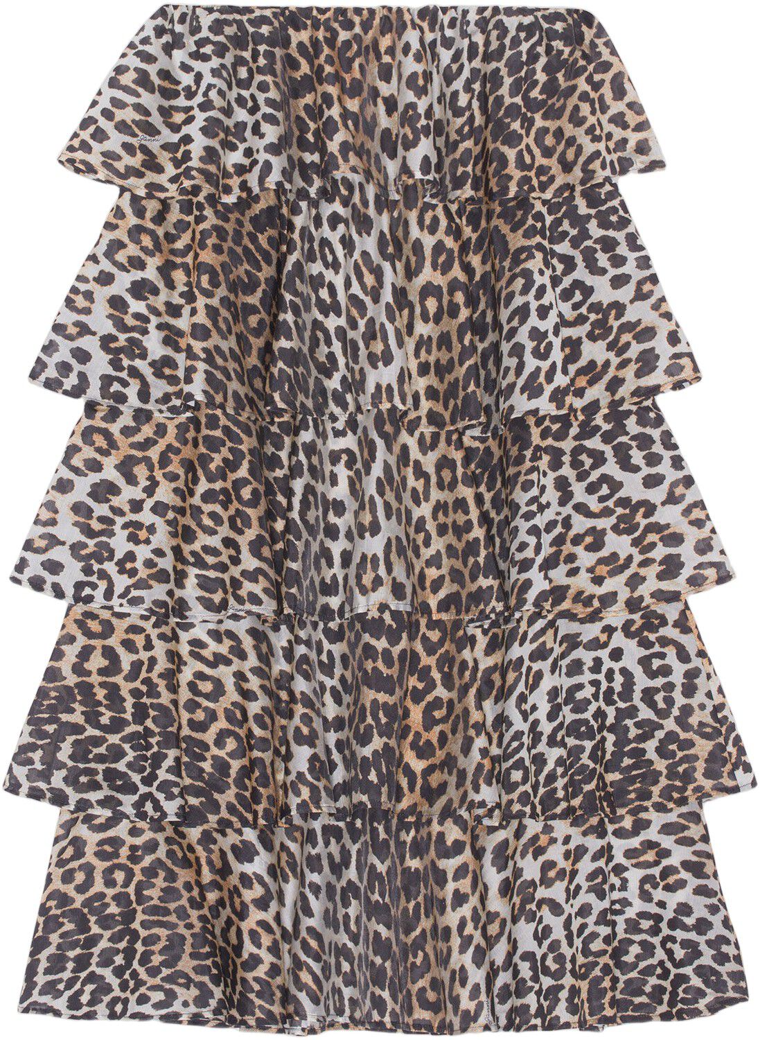 Sheer Voile Maxi Flounce Skirt