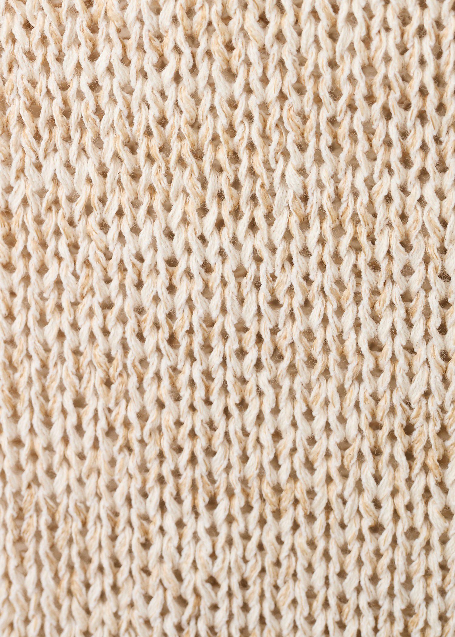 Buttoned marl knit gilet