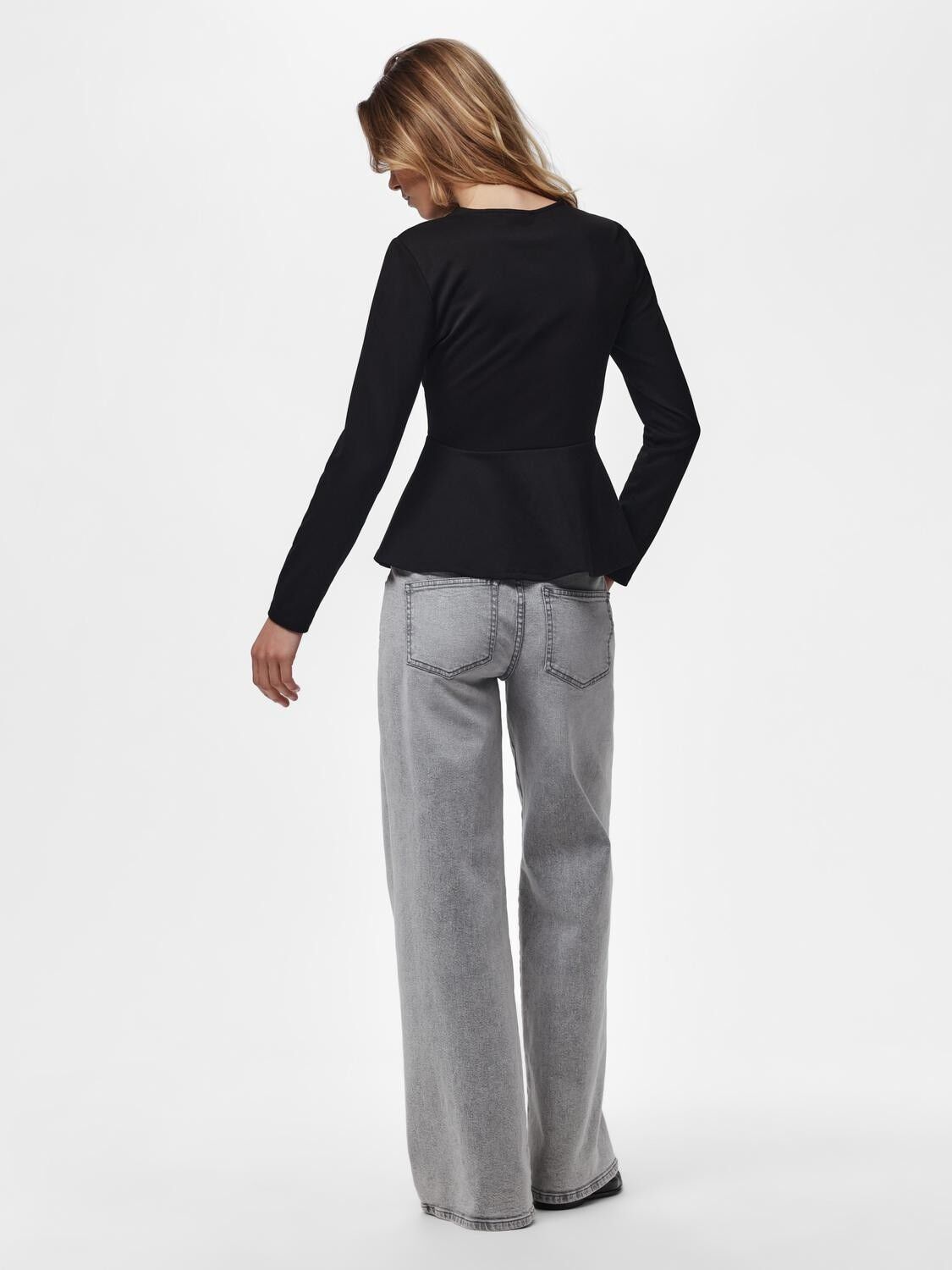 Pcalisa Ls Peplum Top Jrs Noos Bc