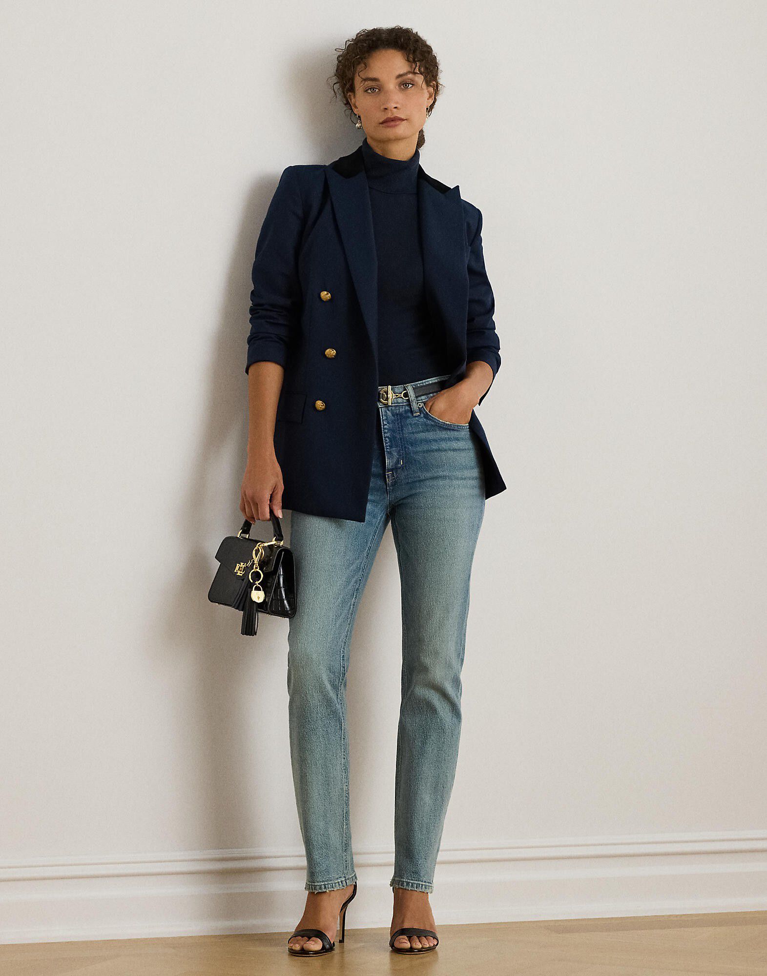 High-Rise Straight Ankle Jean