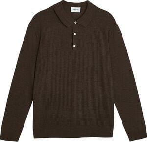 Merino 14 - Retro Polo LS