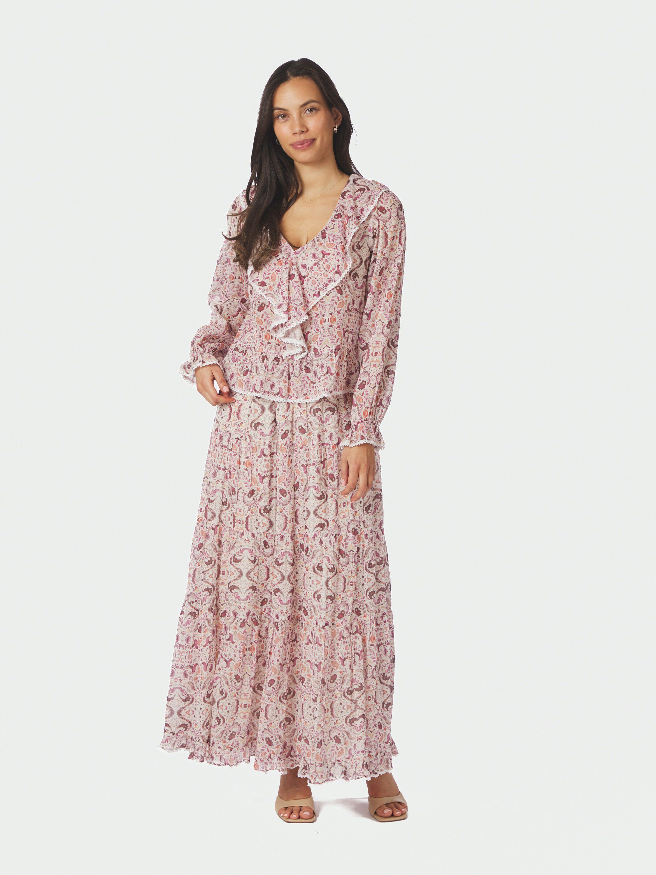 Ajda Paisley Dance Blouse