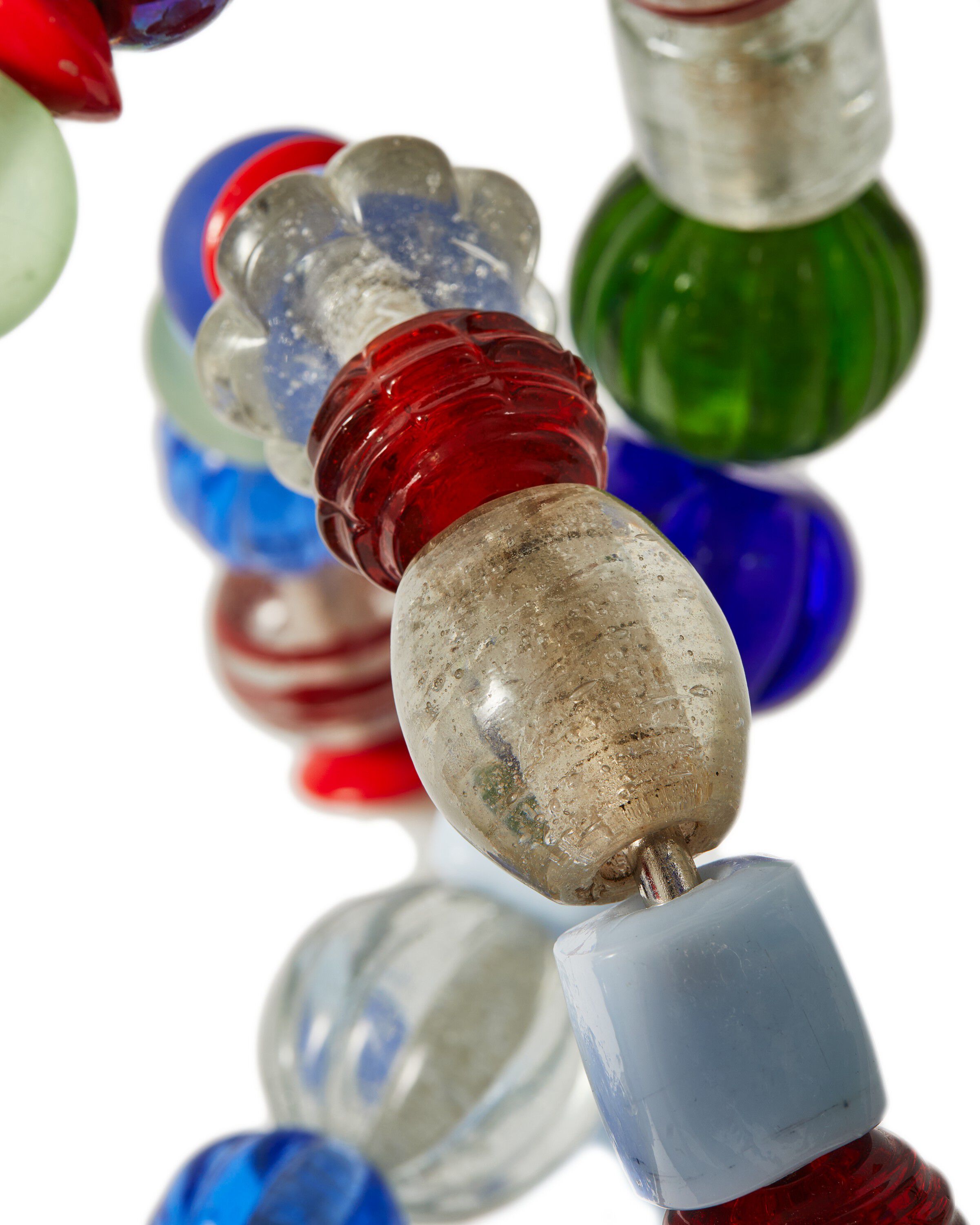 candle holder beads multi-color