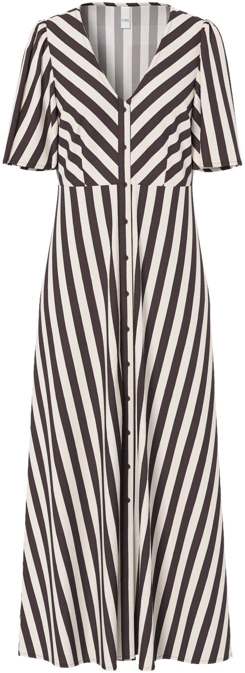 YASSAVANNA SS LONG V-NECK DRESS S.