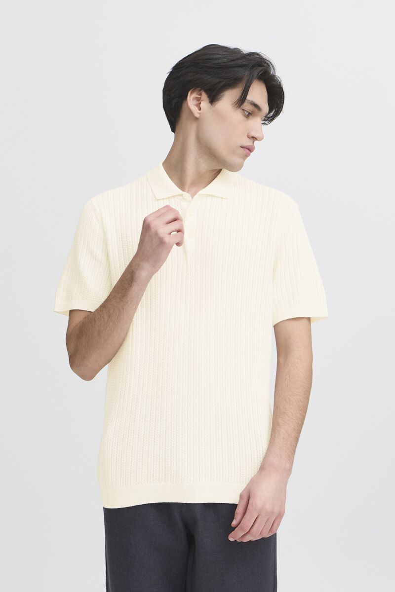 Cfkarl Structured Knit Polo