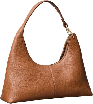 SLOUCHY LEATHER SHOULDER BAG