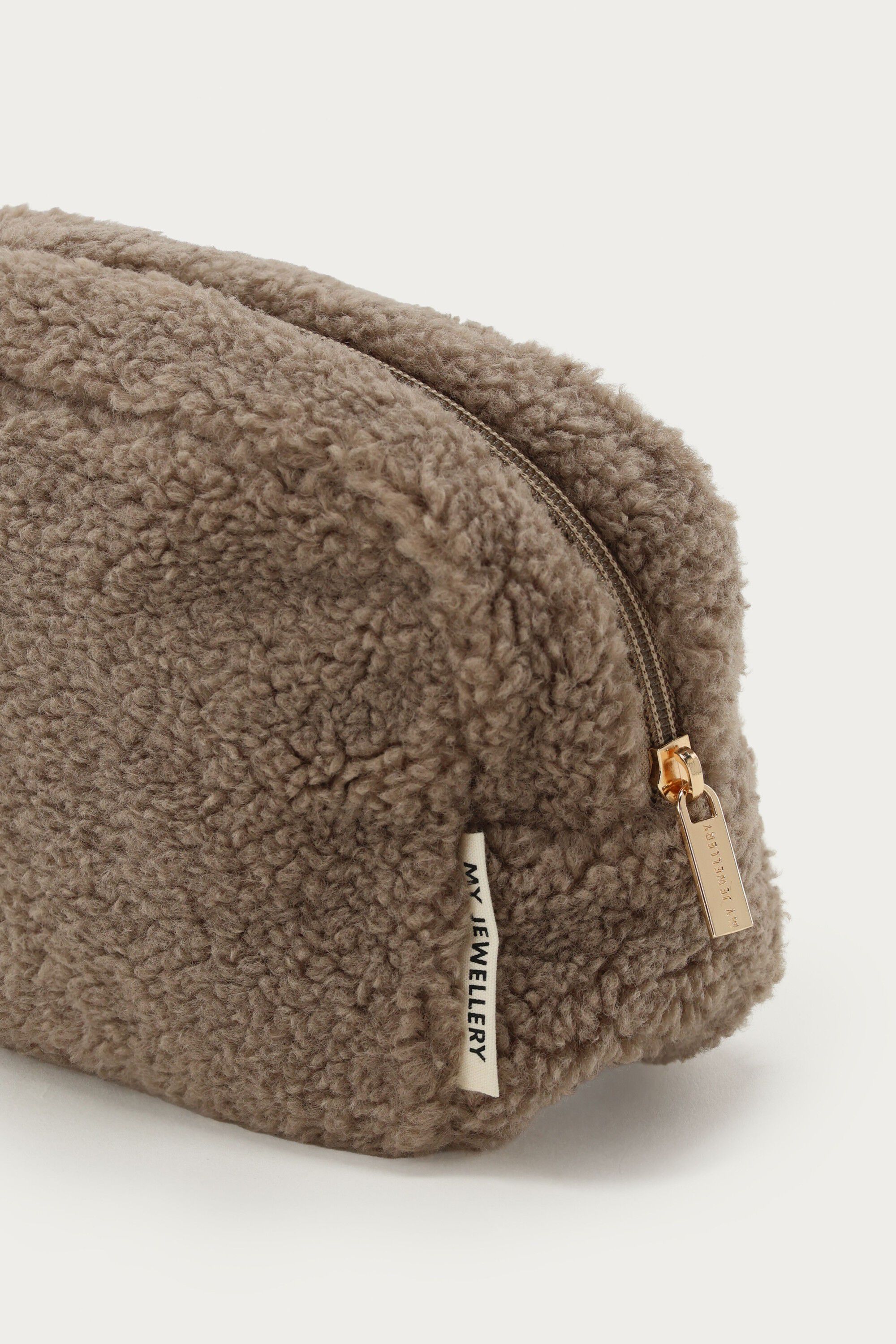 Toiletbag teddy brown