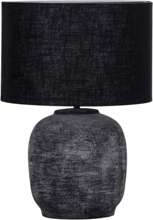 Bordlampe inkl. lampeskærm, Tahi, Sort