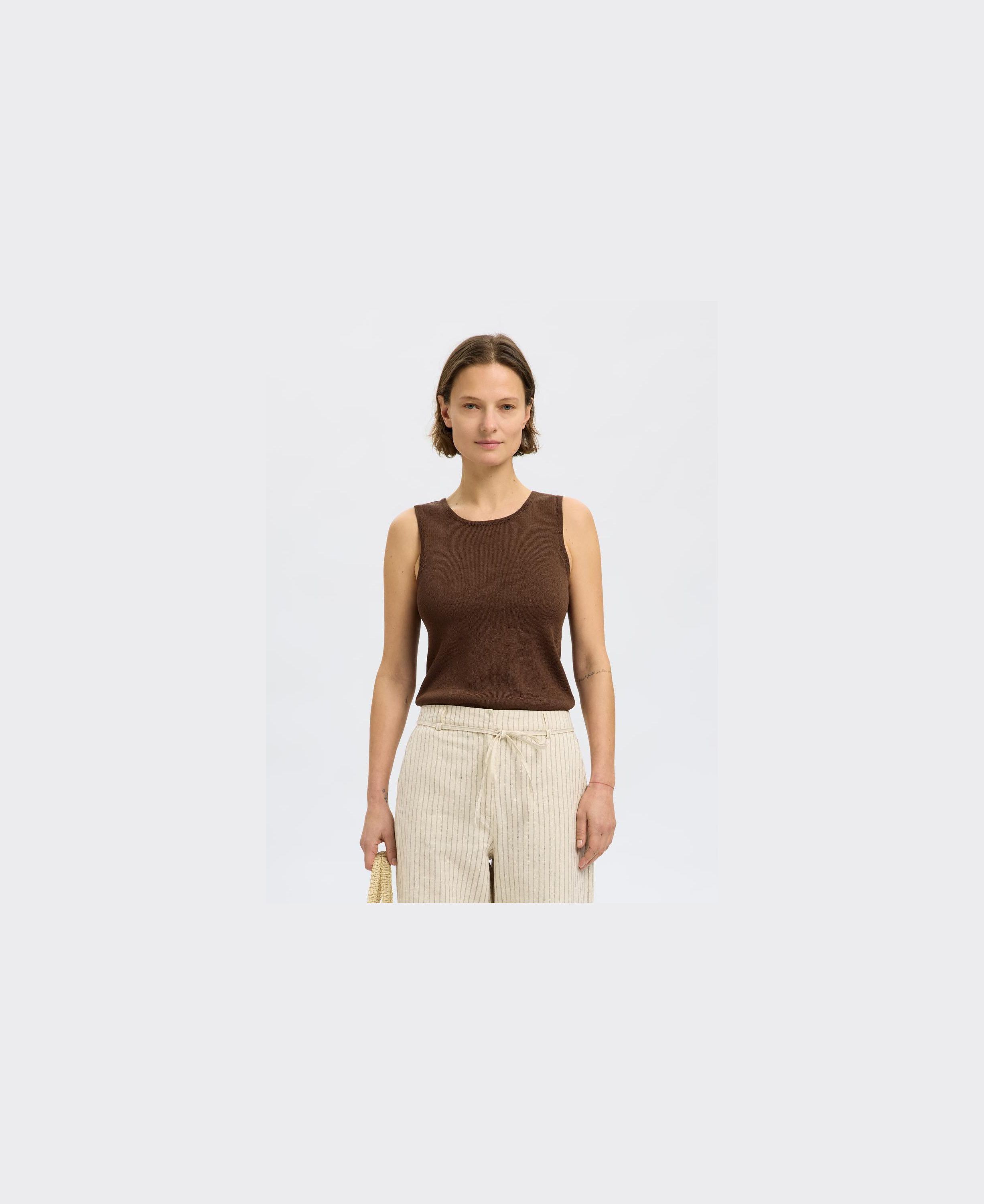 SLFMOON SUS SL KNIT TOP B