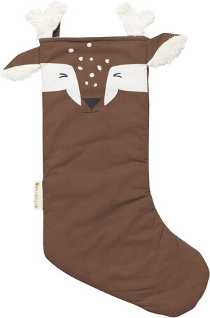 Christmas Stocking Deer - Chestnut