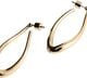 Twisted hoop earrings