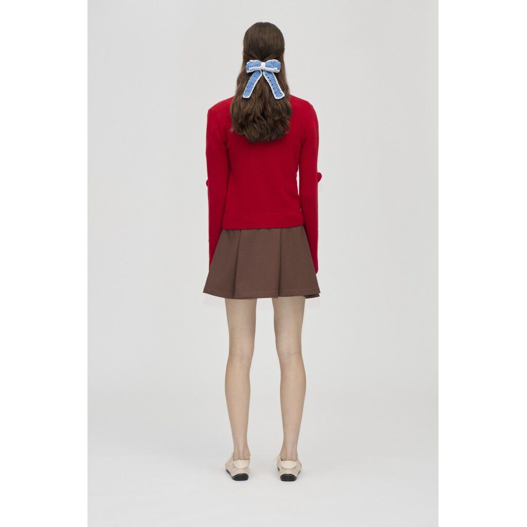 2530 Dense Wool Knit, Button Up Long Sleeve Polo Knit