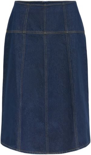 OBJRINE MW MIDI DENIM SKIRT E TNE 2