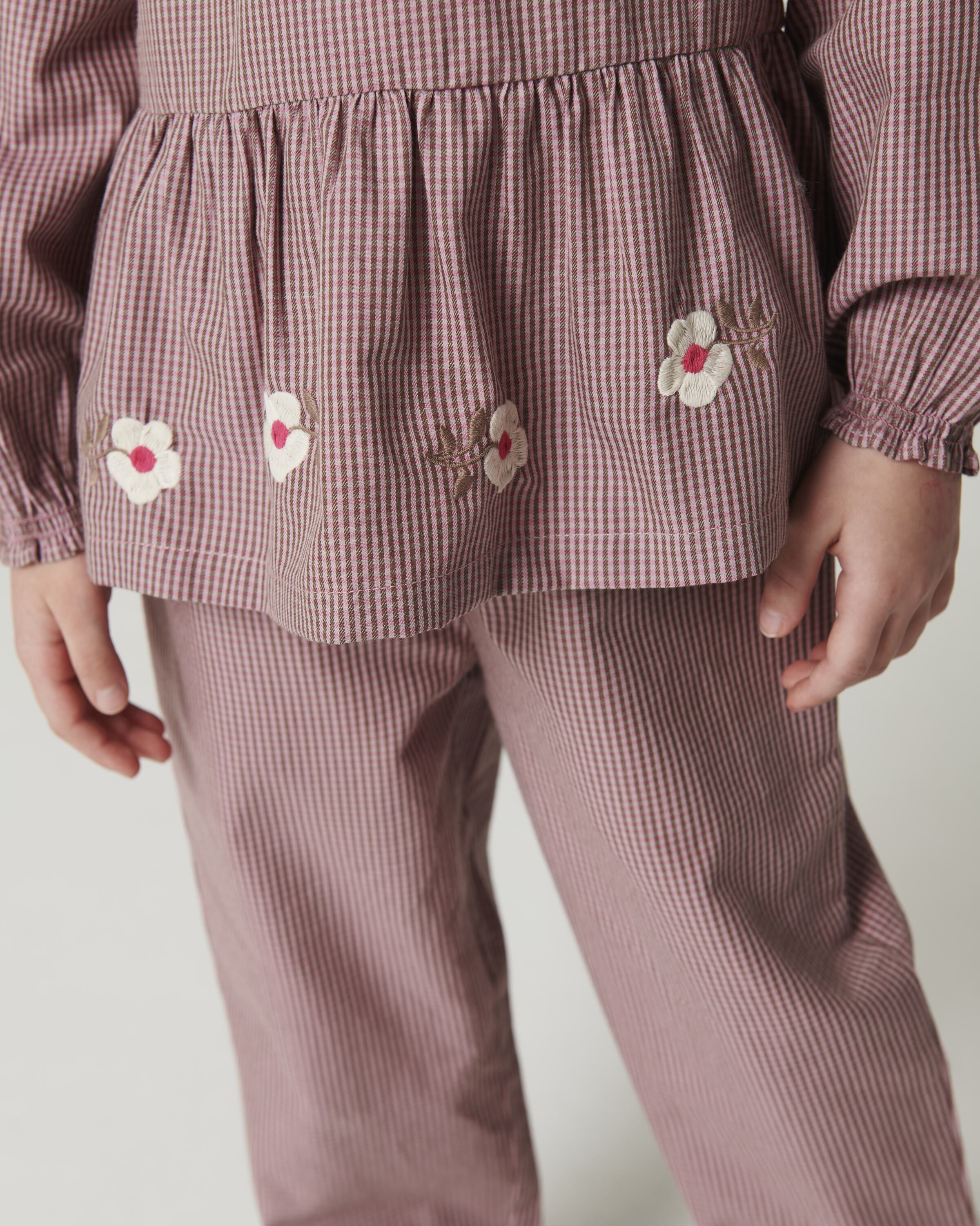 Checkered Pants w. Side Pockets