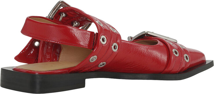 Feminine Buckle Ballerina Naplack