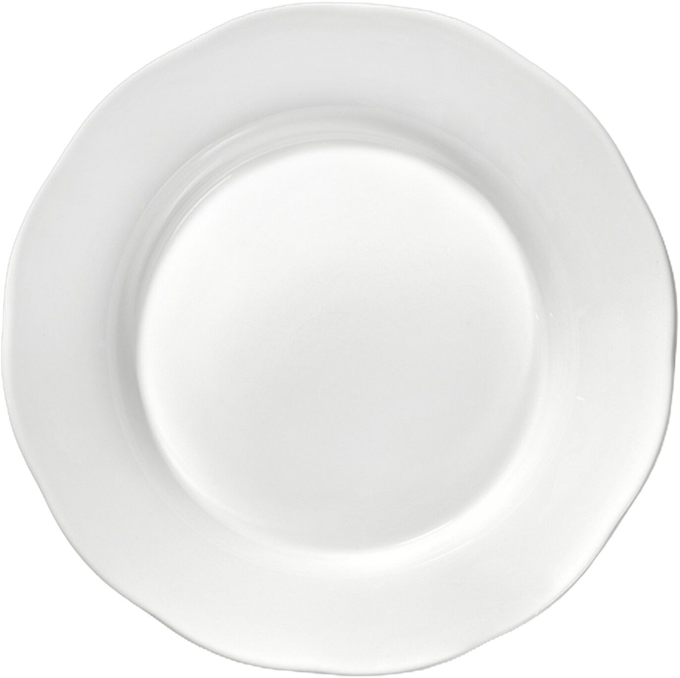 SOUP PLATE WHITE SILHOUETTE