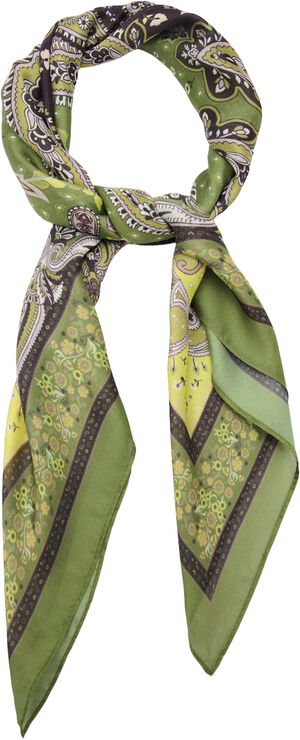 Paisley print scarf