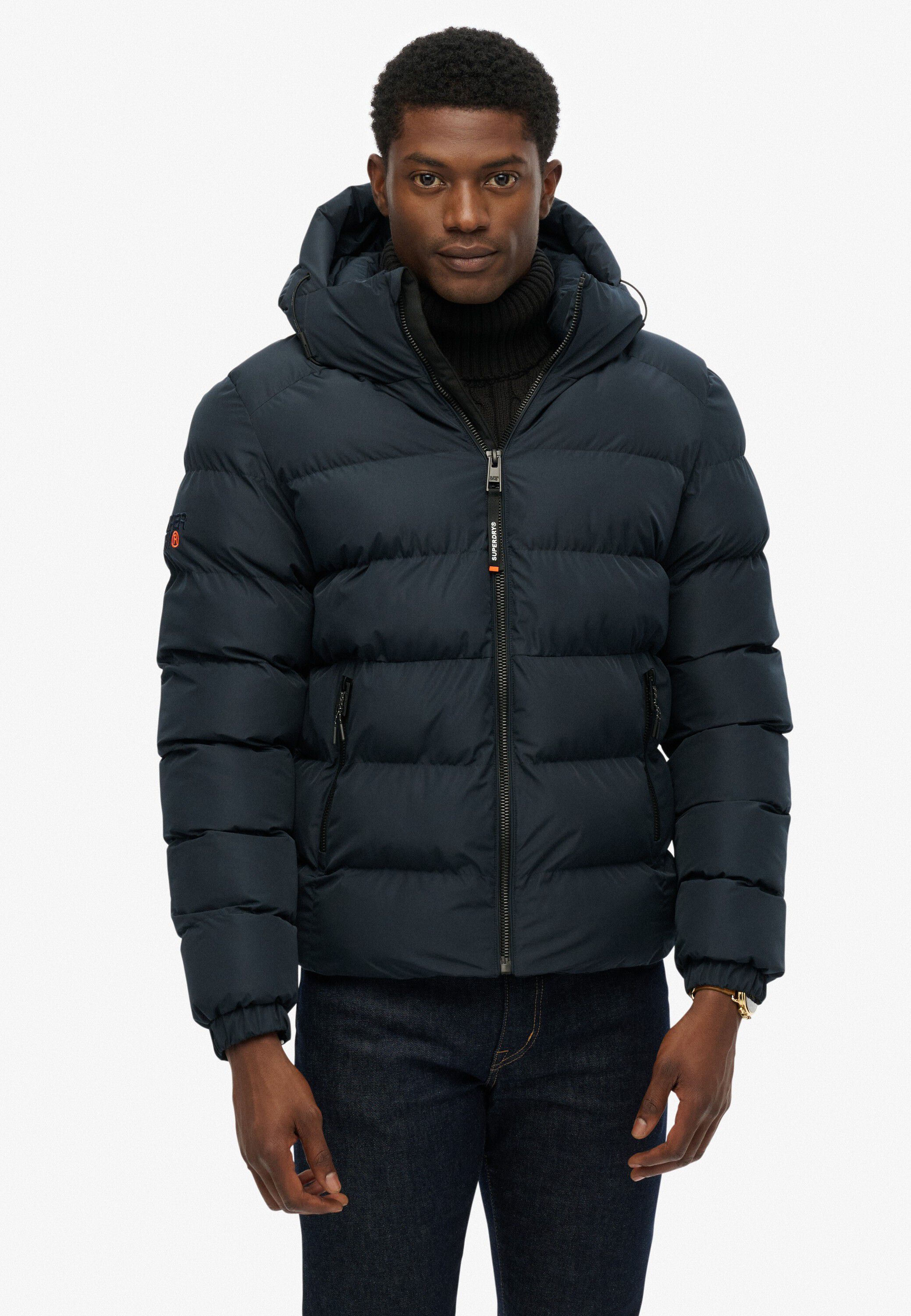HOODED SPORTS PUFFER JACKET