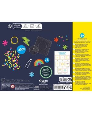 Auzou - Aktivitetssæt - Strygeperler - Selvlysende