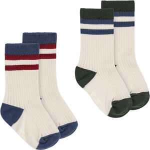 2 PACK RIB SOCKS