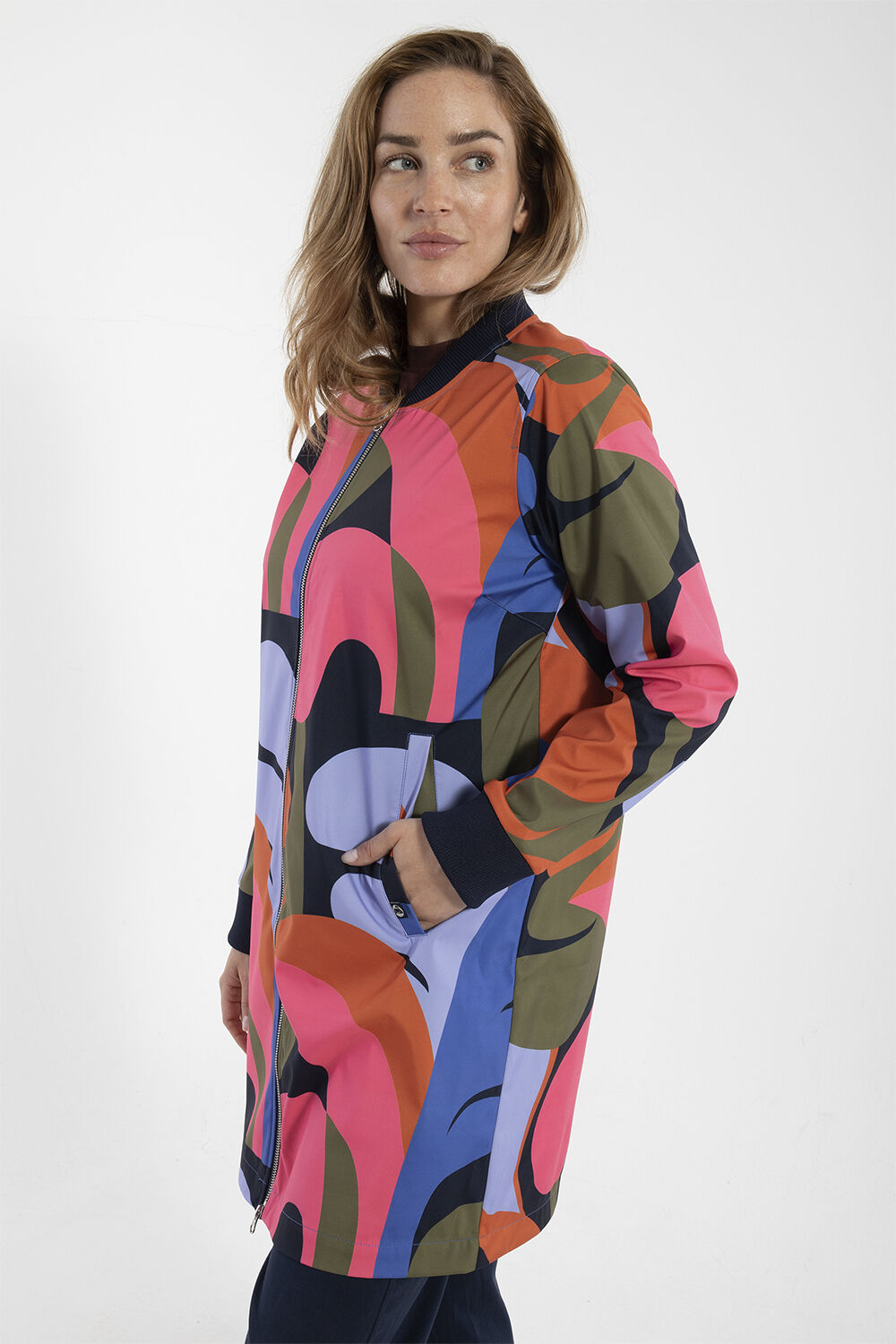 Danamalienborg Brushed Shell Jacket Dk Navy TROPS