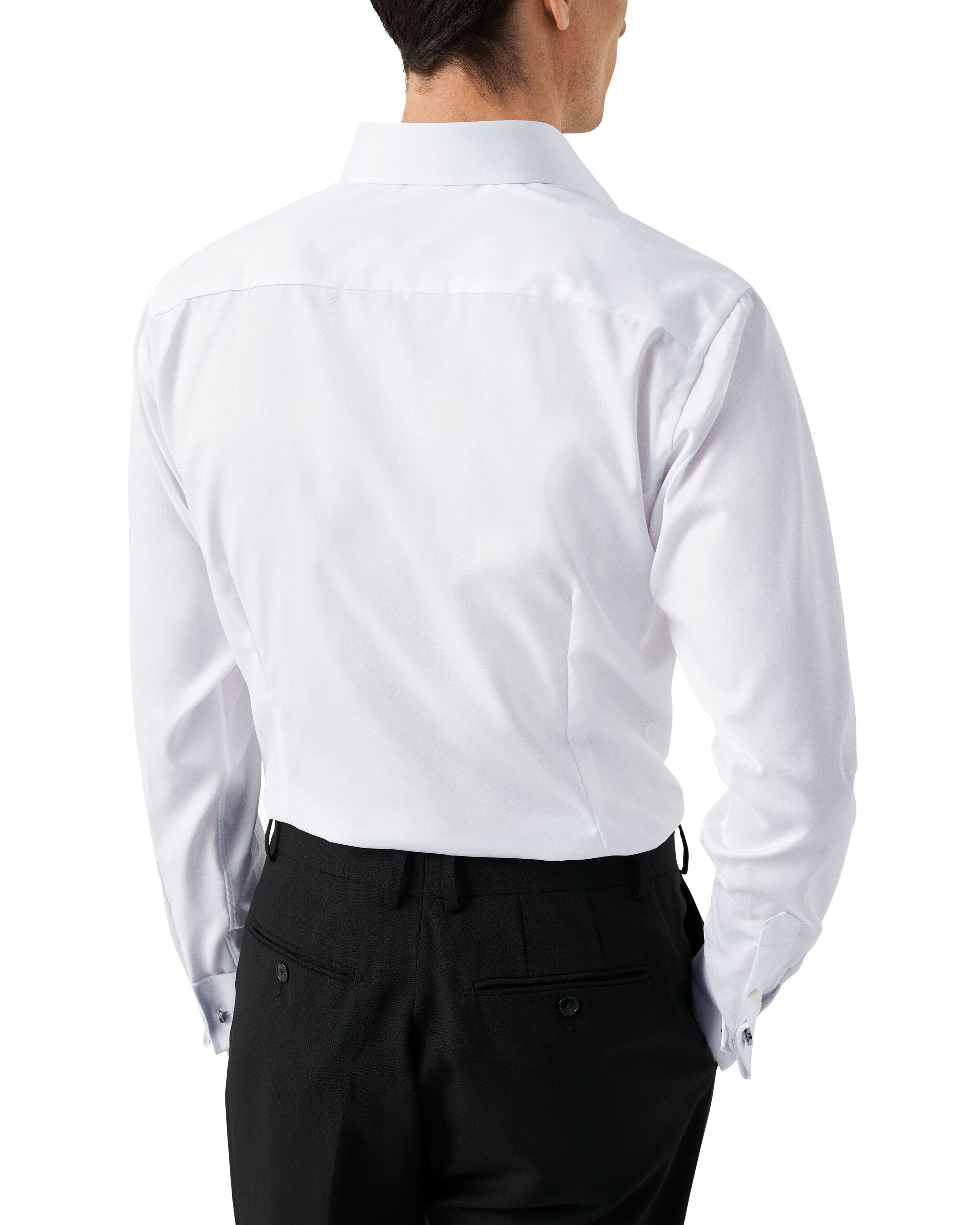 Light Blue Signature Twill Shirt French Cuffs - Contemporary Fit