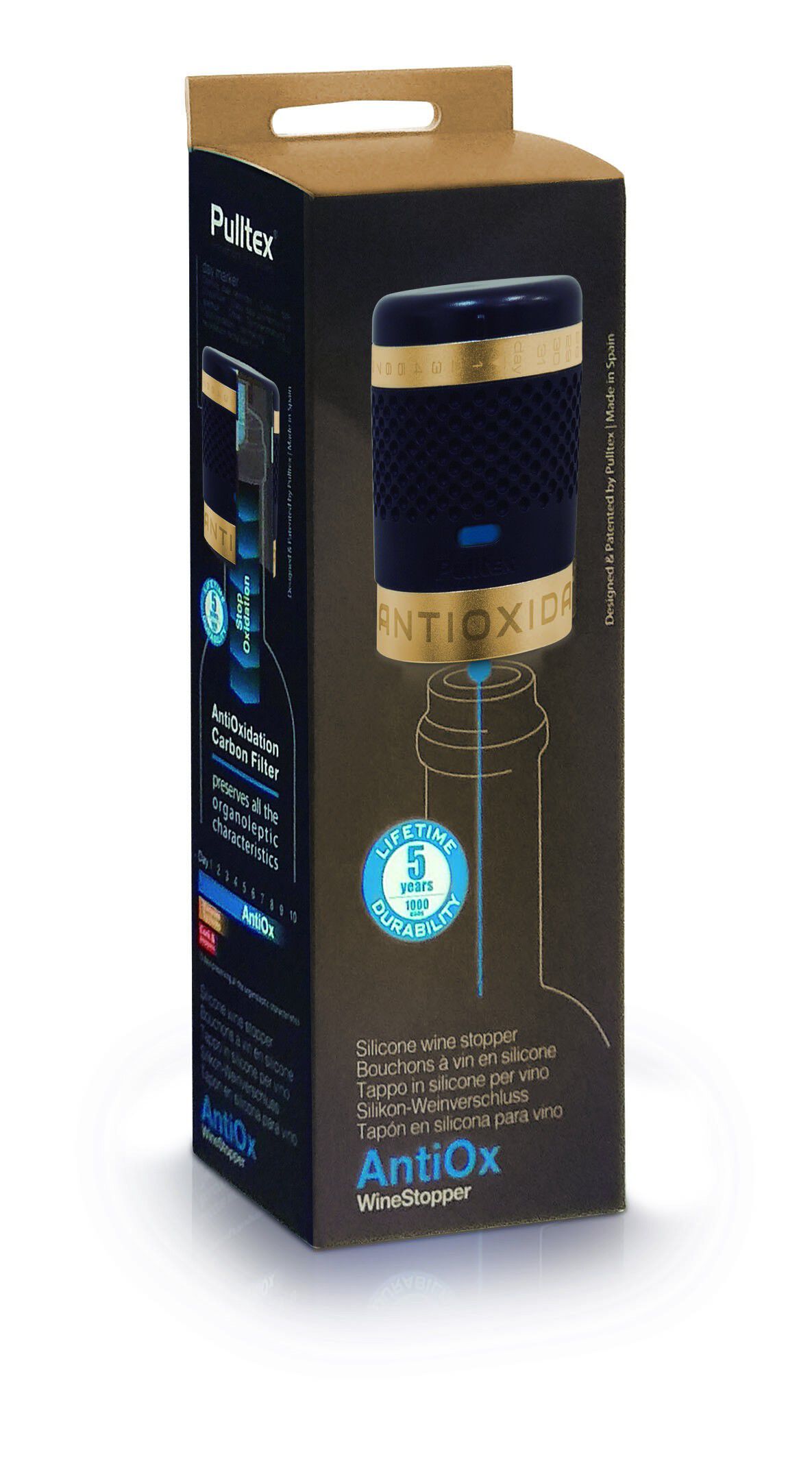 AntiOx Champagne stopper guld