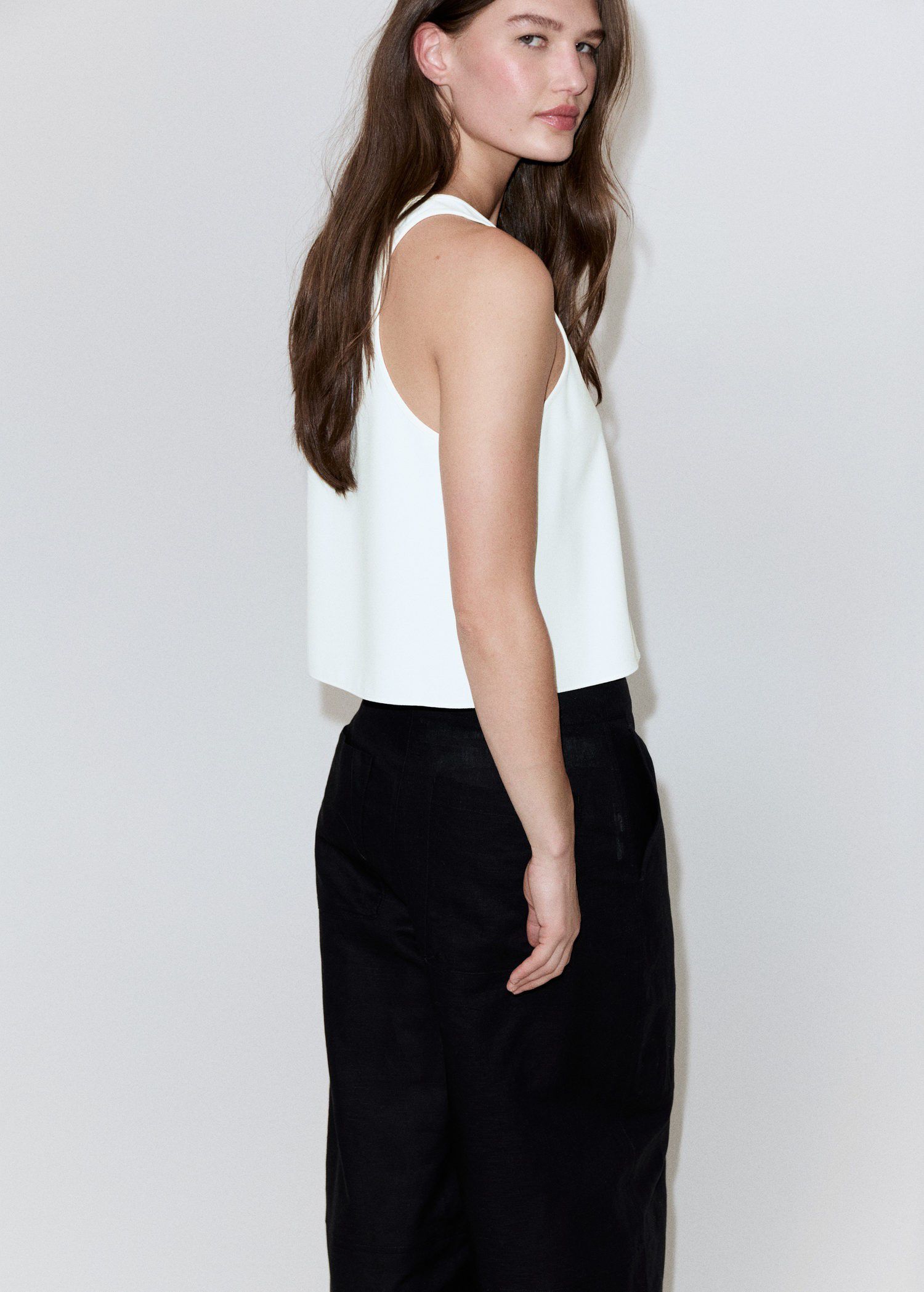 Flowy crop top
