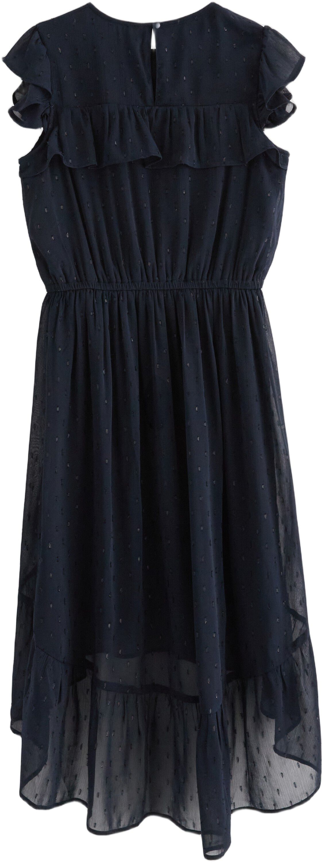 &Auml;rml&ouml;s kl&auml;nning i chiffong med vola