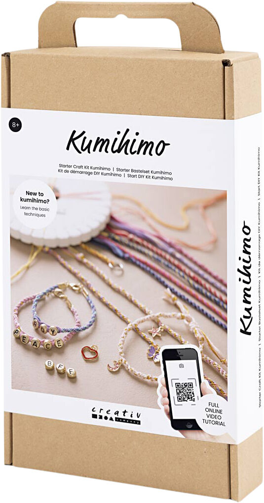 Start DIY Kit Kumihimo, Venskabsarmb&aring;nd
