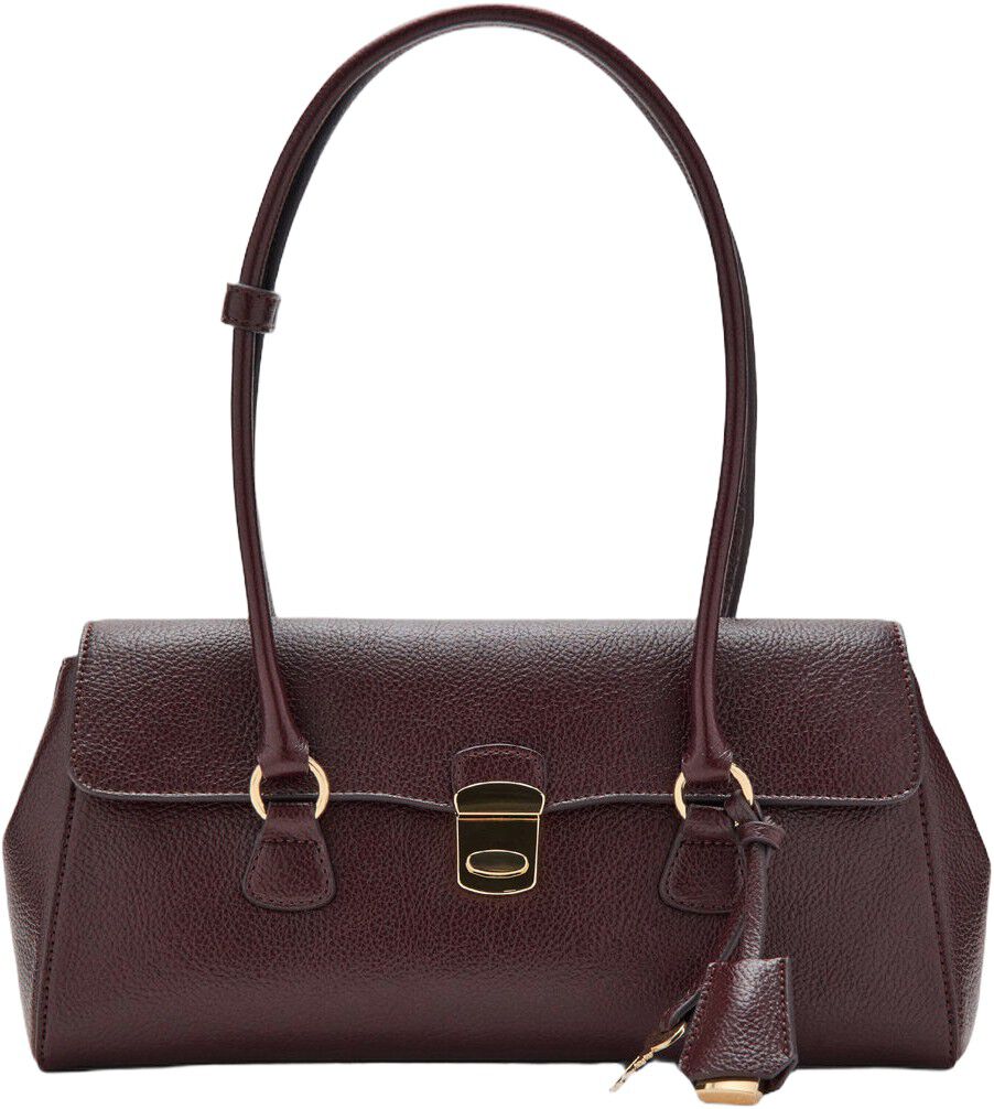 City shoulder bag with flap