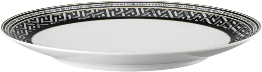 Plate 28cm, Signature Black, La Greca