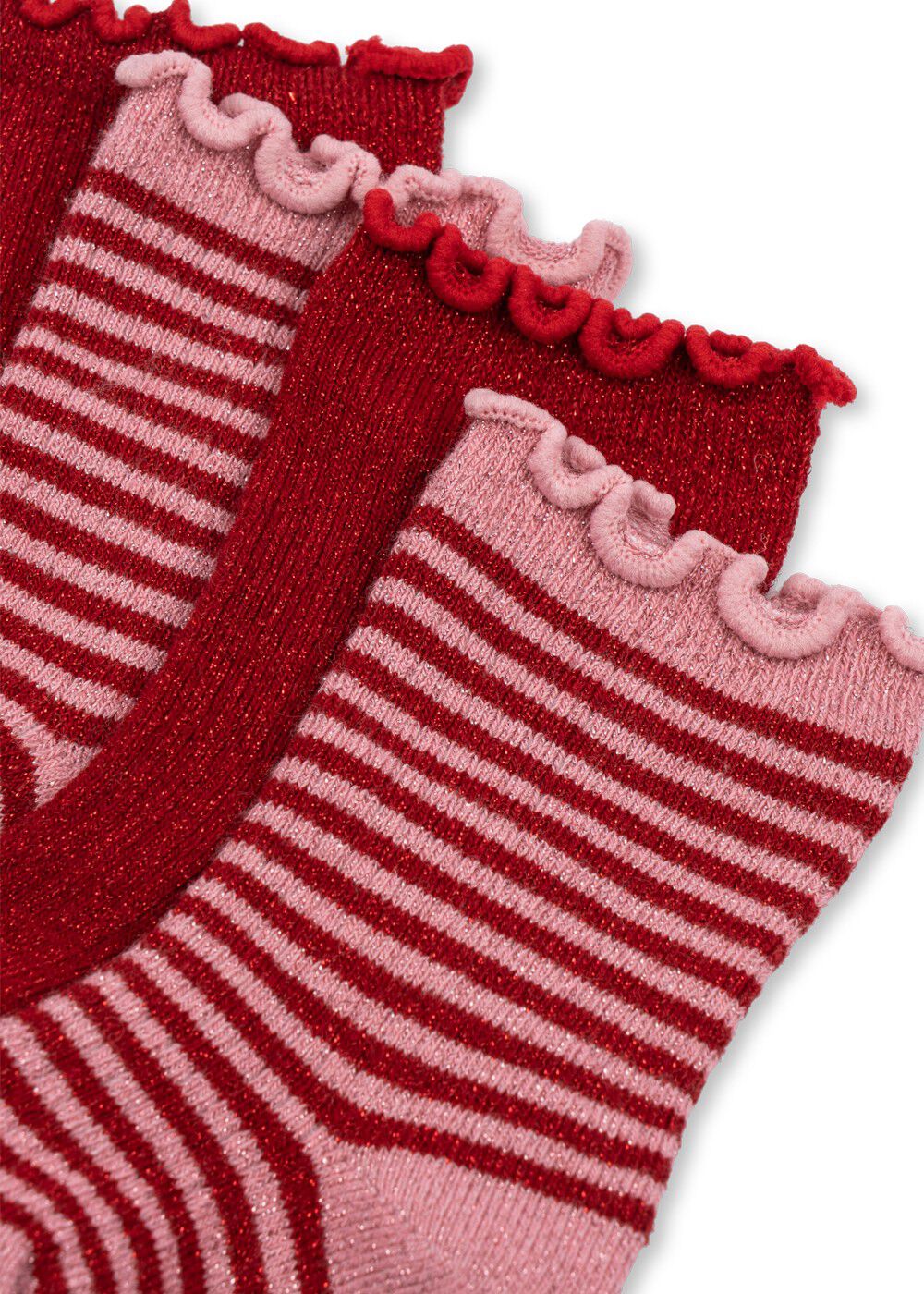 2 PACK GLITTER SOCKS