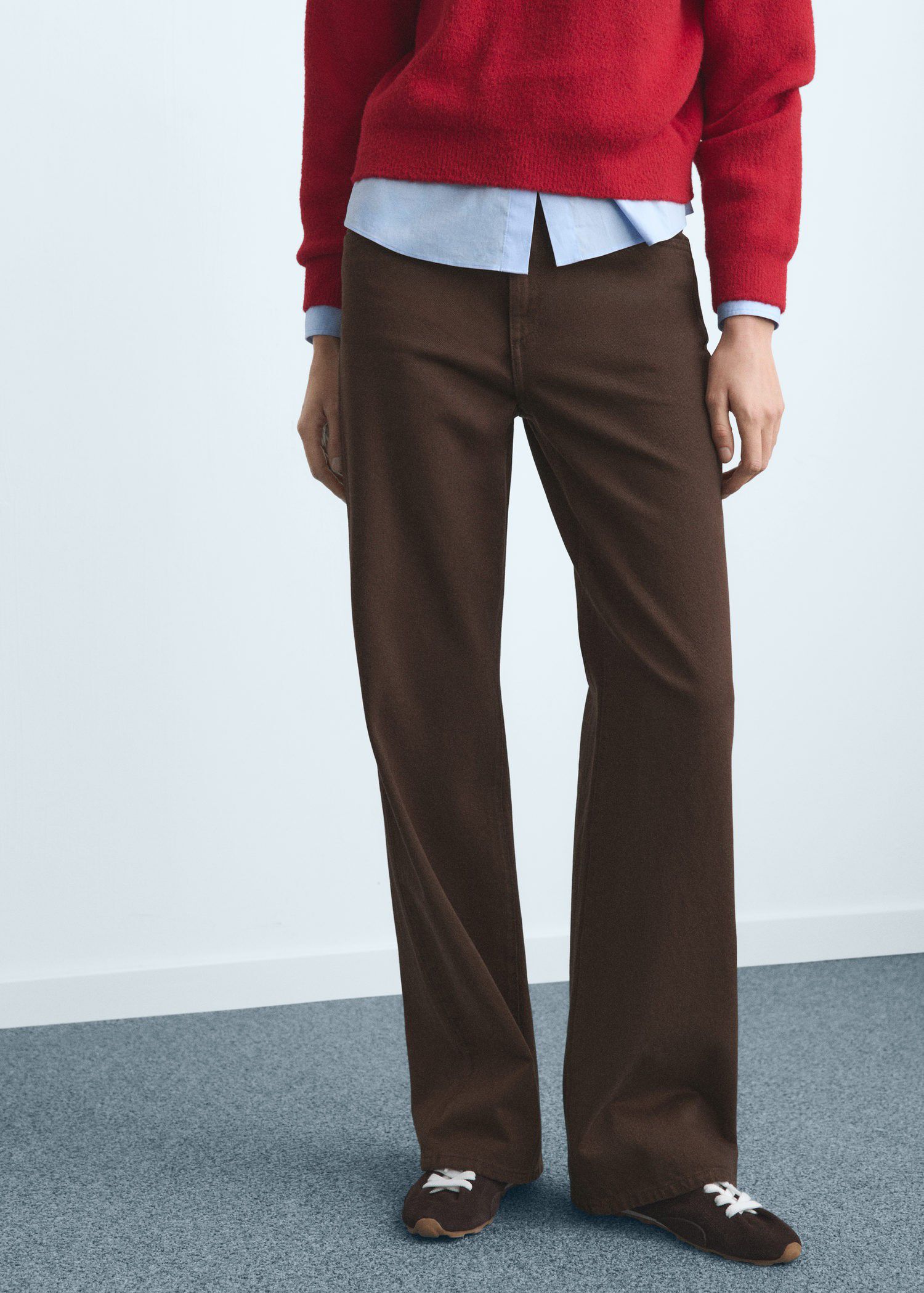 Danila high-waisted wide-leg jeans